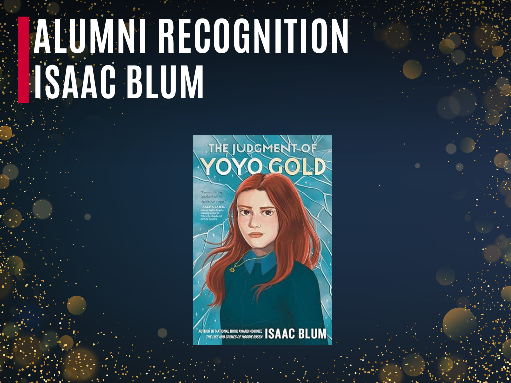 The Judgment of Yoyo Gold Earns Best Teen & YA Award